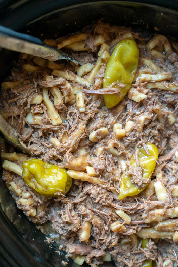 Slow Cooker Mississippi Beef Noodles 12 Tomatoes