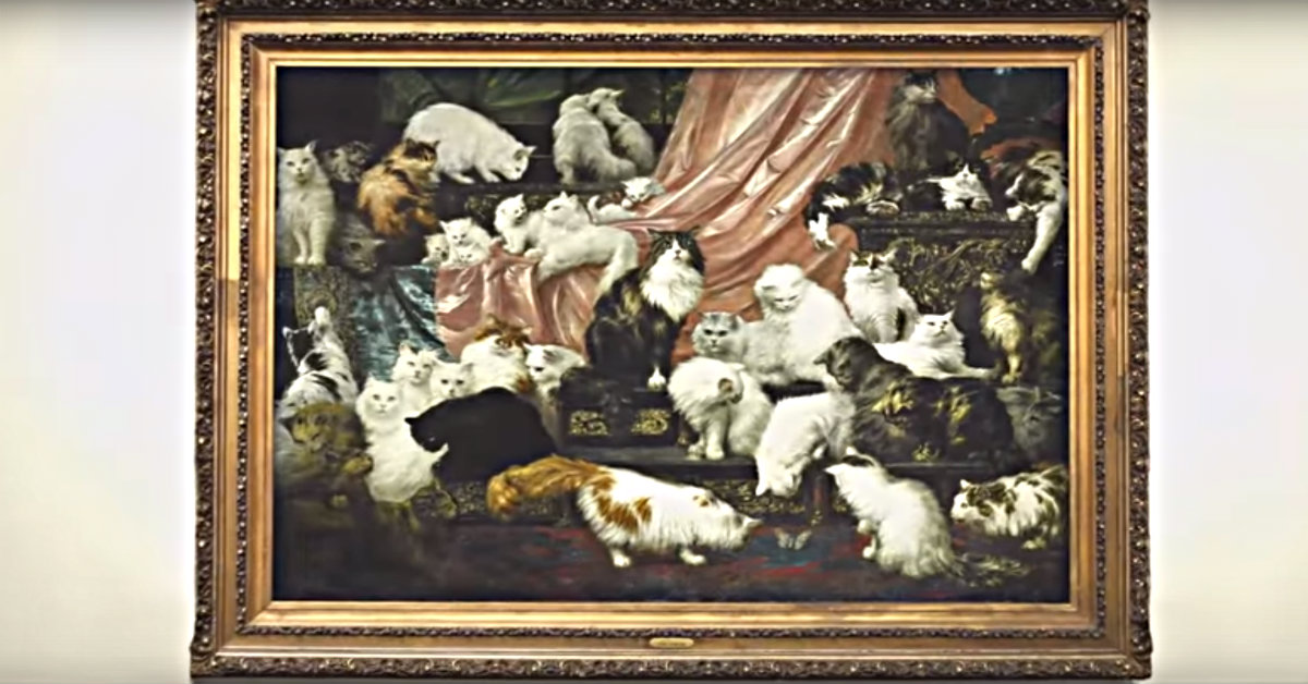 Worlds Greatest Cat Painting Fetches Big Numbers At Auction