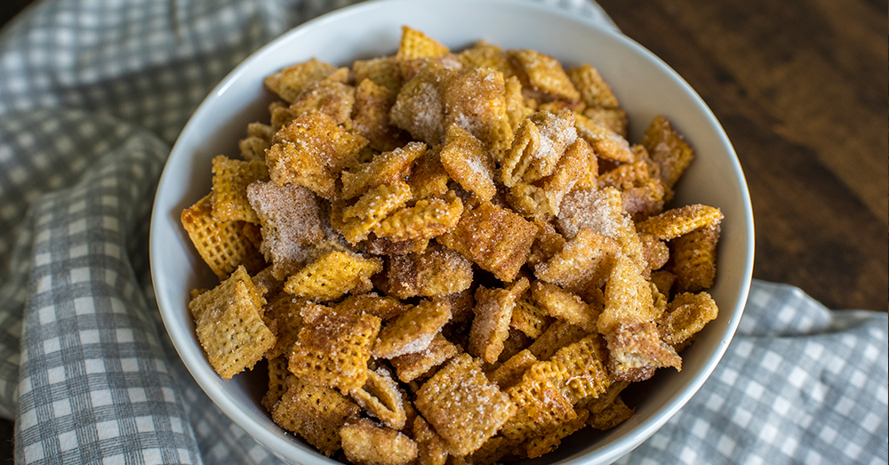 Easy Churro Chex Mix Crafty House