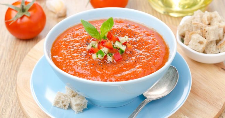 Summertime Starter:  Tomato Gazpacho