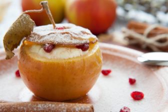 Dessert Recipe: Baked Apples Topped With Pomegranate Curd | 12 Tomatoes