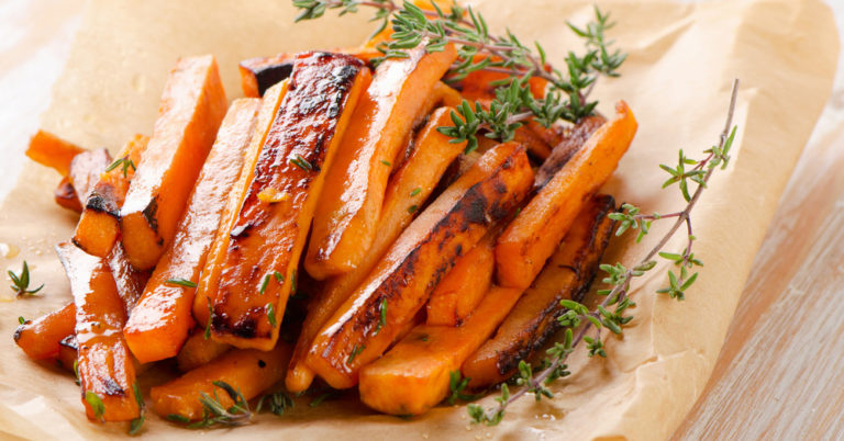 Side Recipe: Baked Sweet Potato Fries