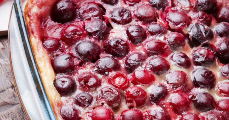 French Dessert Recipe: Cherry Clafoutis