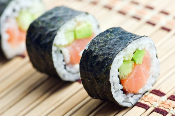 Impressive Homemade Sushi Recipe Hand Rolled Salmon Avocado And Cucumber Sushi 12 Tomatoes