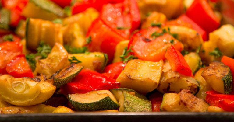 Zucchini, Squash & Bell Pepper Casserole