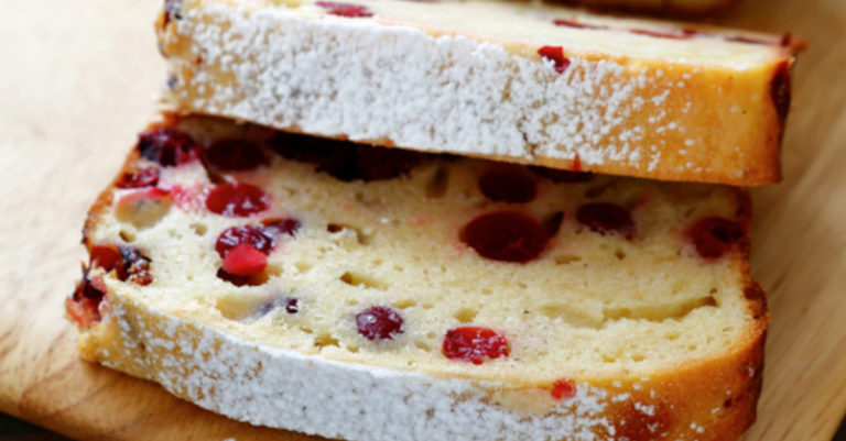This Easy Cranberry Cake Is The Perfect Holiday Treat! Passes For Both Breakfast And Dessert!