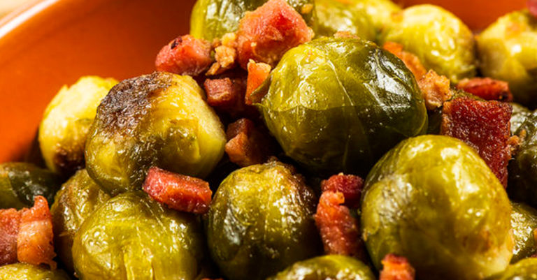 These Bacon Roasted Brussels Sprouts Bring The Vegetable To A Whole New Level Of Delicious!