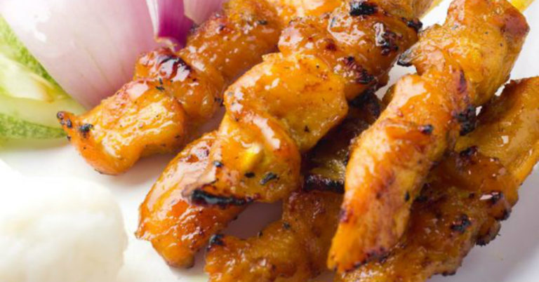 Thai Recipe: Spicy Peanut Chicken Satay