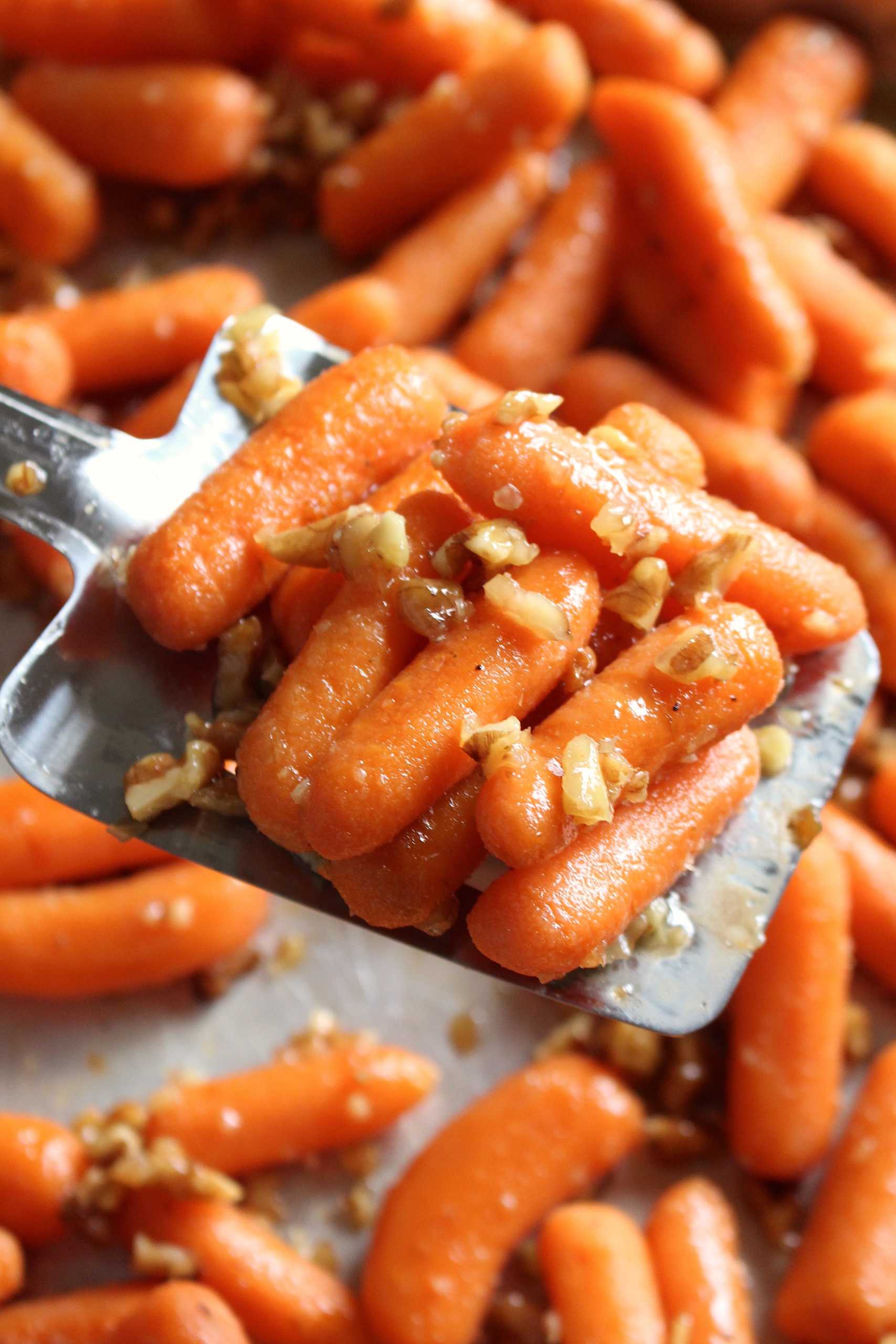 maple glazed carrots 2