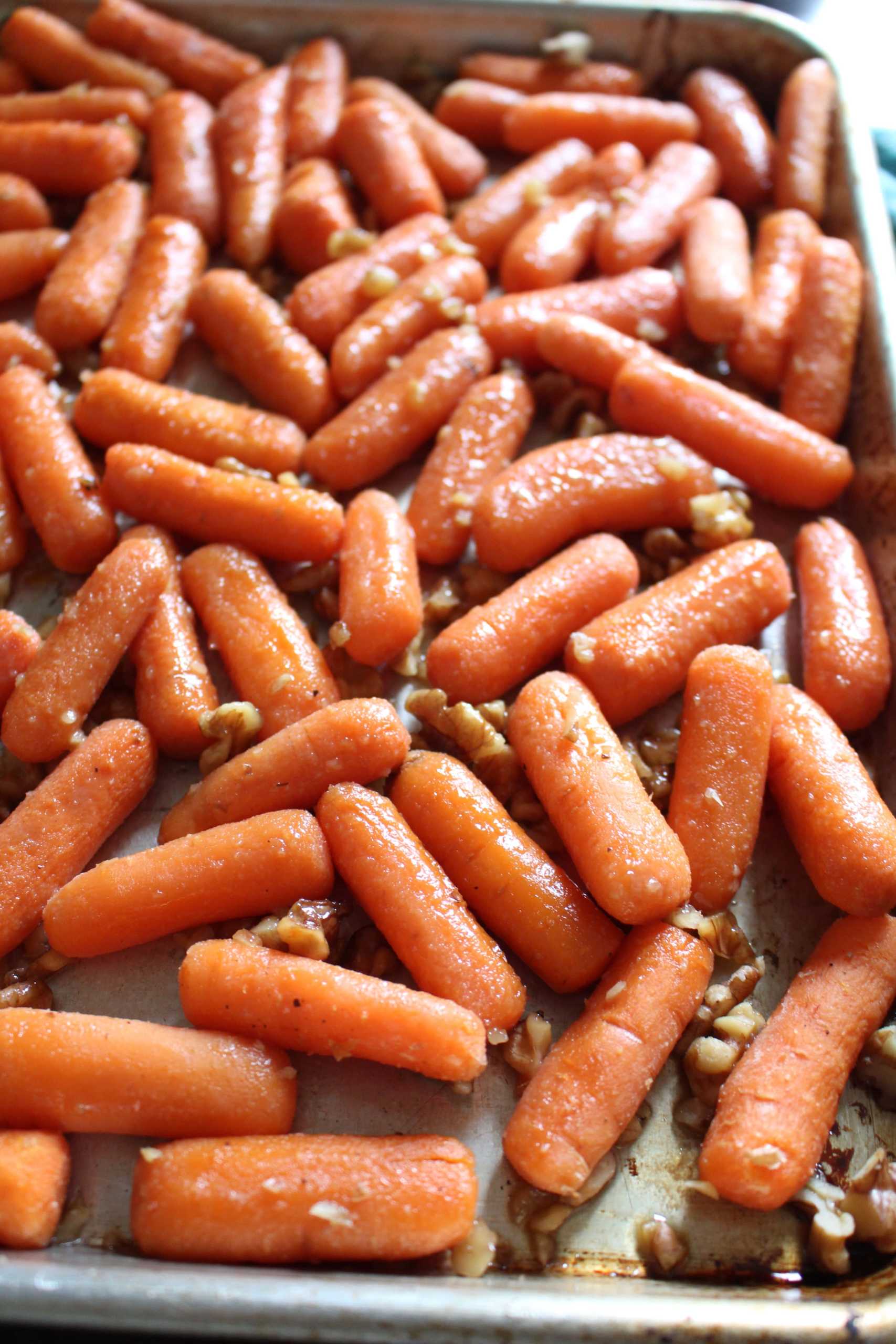 maple glazed carrots 1