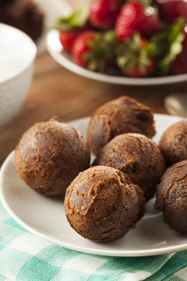 Sweet Recipe Glazed Chocolate Doughnut Holes Tomatoes