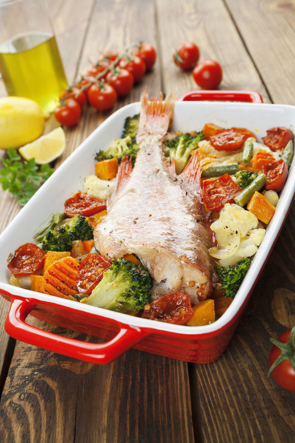 Main Dish Recipe: Roasted Red Snapper With Vegetables | 12 Tomatoes