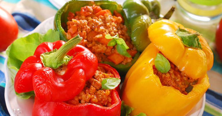 Creative Main Dish Recipe: Beef-Stuffed Bell Peppers