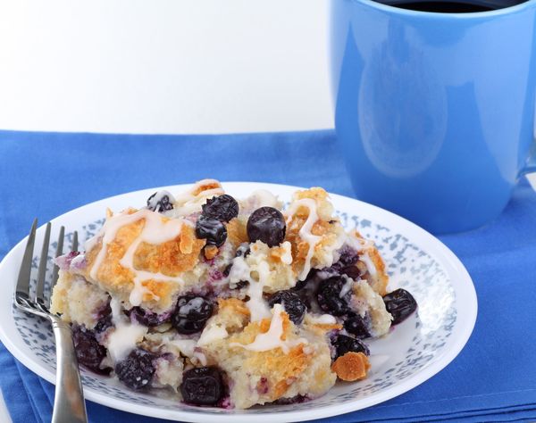 Dessert Recipe Sticky Sweet Lemon Blueberry Bread Pudding 12 Tomatoes