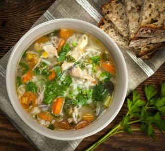 Hearty Chicken And Rice Soup | 12 Tomatoes