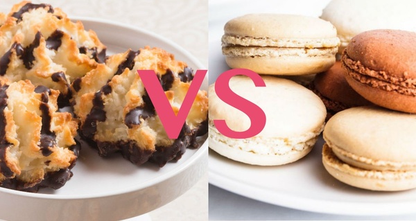 Or macaron macaroon Macarons vs.