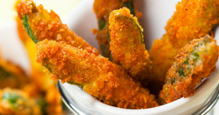 Crisp And Spicy Parmesan Zucchini Fries