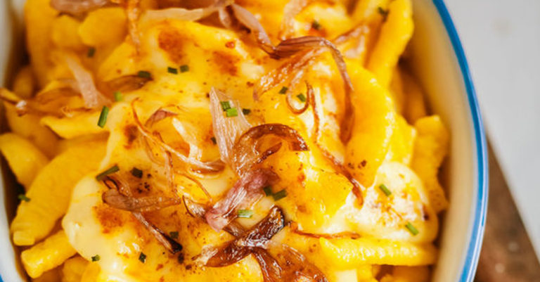Cheesy Spaetzle Casserole