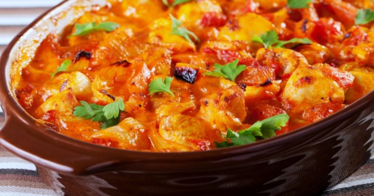 Tomato and Potato Chicken Bake