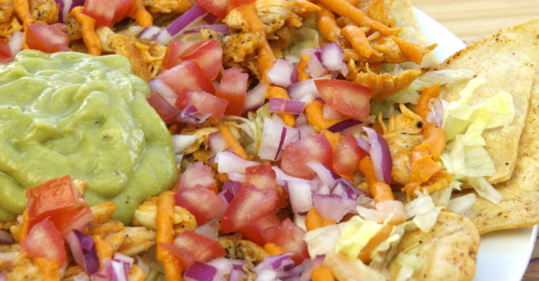 Your Favorite Buffalo Chicken Without The Hassle…These Nachos Have It All!