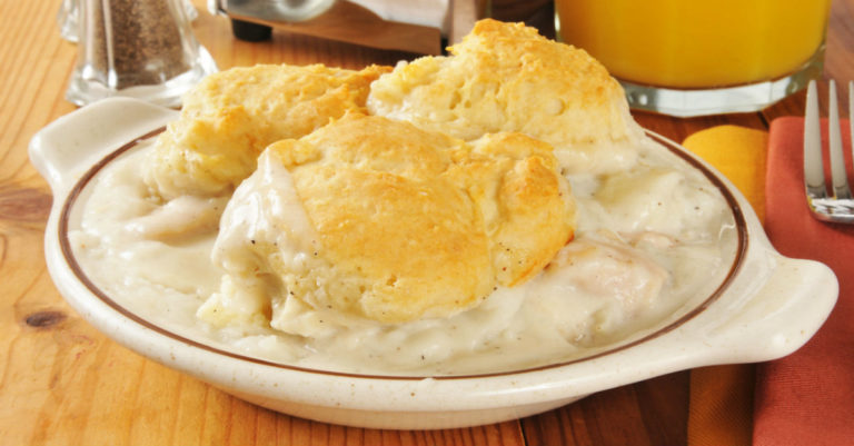 It’s Not A Soup And It’s Not A Casserole…This Biscuit-Topped Stew Is The Best!!