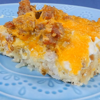 Hash Brown Sausage Breakfast Casserole | 12 Tomatoes