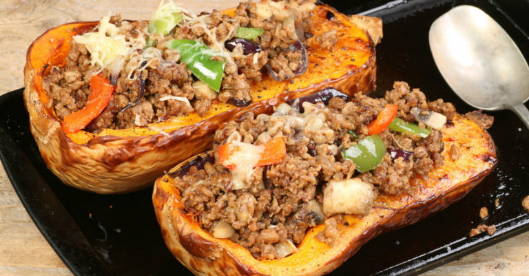 The Only Thing Better Than Butternut Squash Is Sausage-Stuffed Butternut Squash!