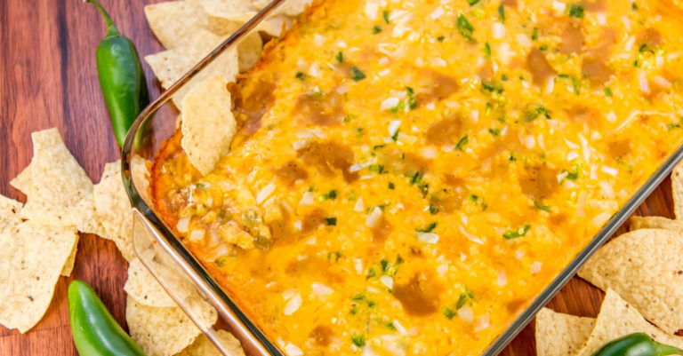 Your Favorite Mexican Food Flavors, All In One Cheesy Dip…