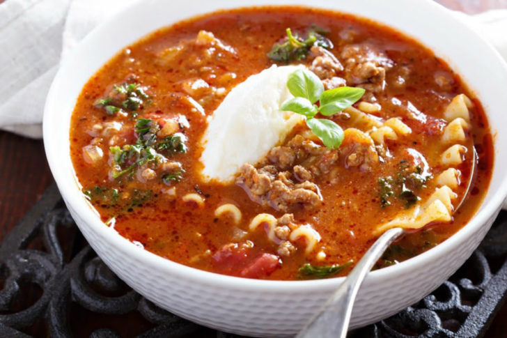 Hearty Lasagna Soup | 12 Tomatoes