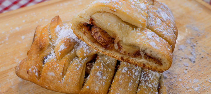 Nutella And Banana-Filled Pastry Braid