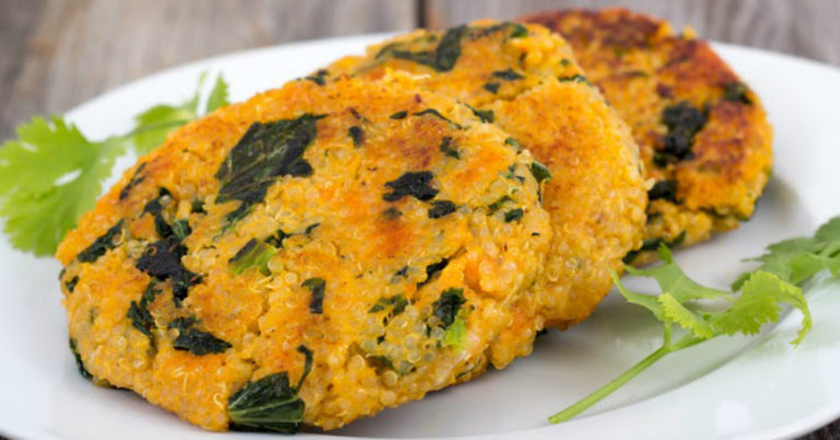 Healthy Sweet Potato Kale Fritters
