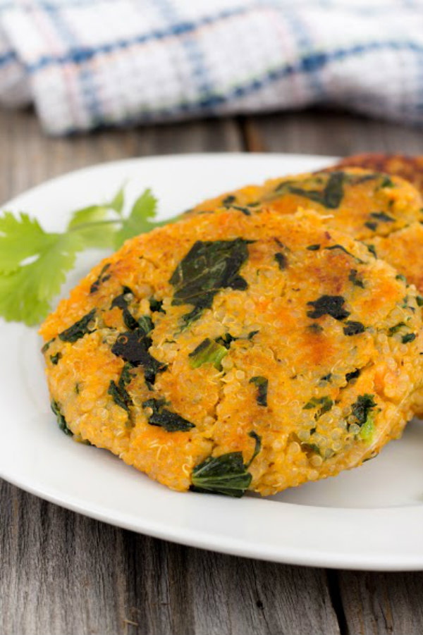 Vegetable Patties With Kale & Sweet Potato