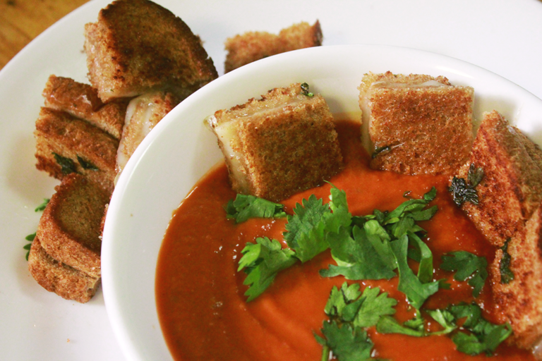 Grilled Cheese Croutons