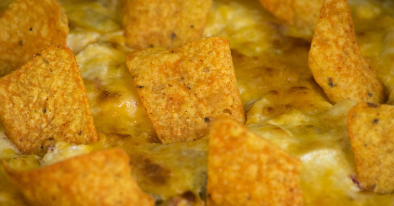 Creamy And Crunchy Chicken Dorito Casserole