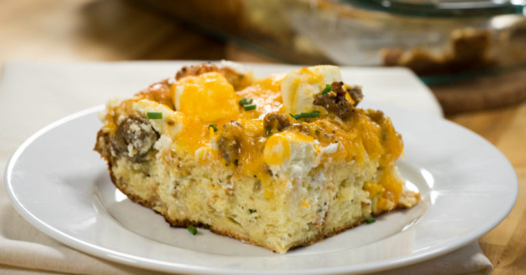 Savory Everything Bagel French Toast Casserole