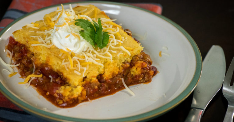 Oven-Baked Chili Cornbread Casserole
