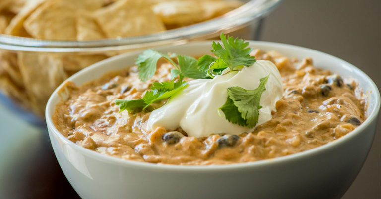 Creamy Slow Cooker Taco Dip