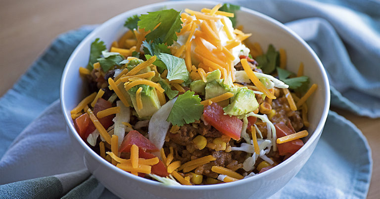 Zesty Mexican Rice Skillet Dinner