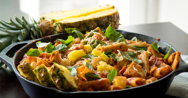 One-Pan Hawaiian Pasta