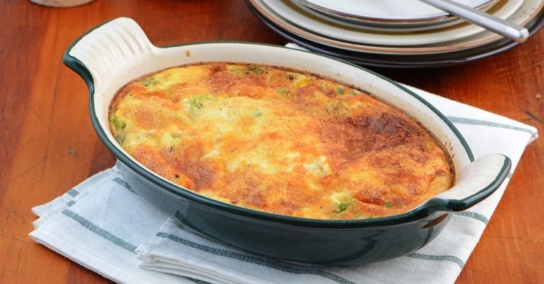 Crustless Bell Pepper Quiche