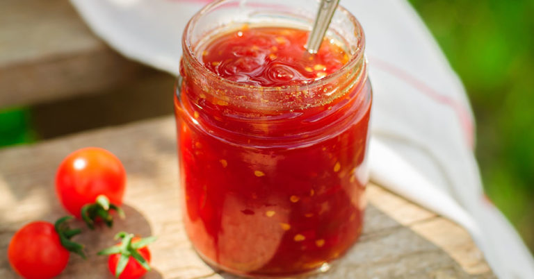Sweet and Spicy Strawberry Chili Pepper Jam