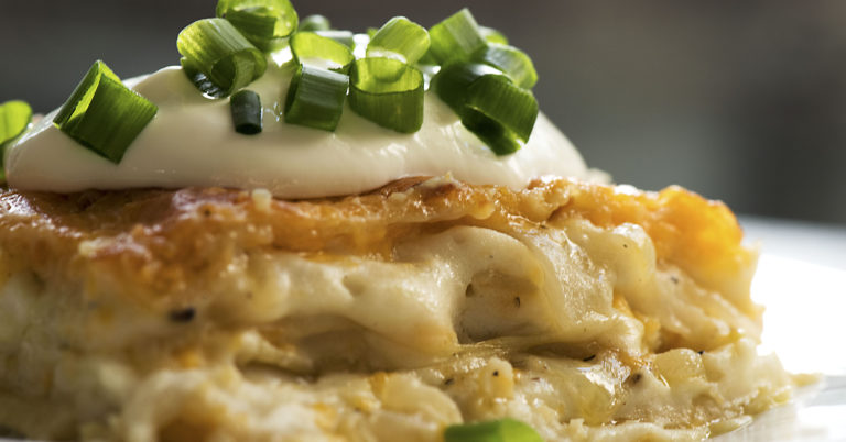 Cheesy Pierogi Lasagna