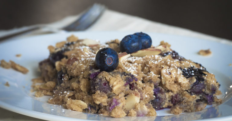 This Blueberry Oat Bake Will Have You Coming Back For Seconds…