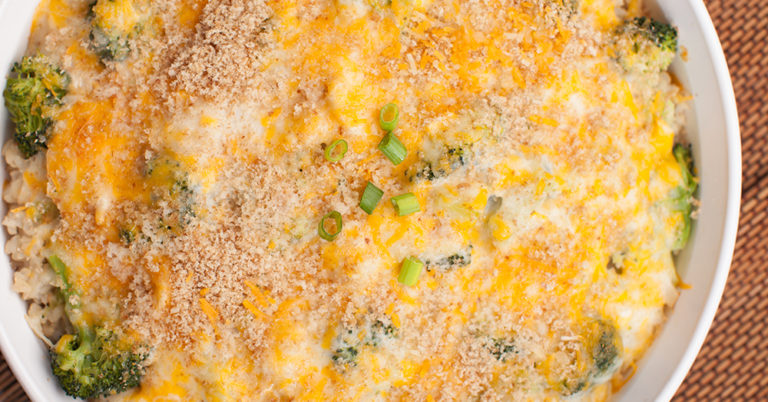 Cheesy Chicken Divan Casserole