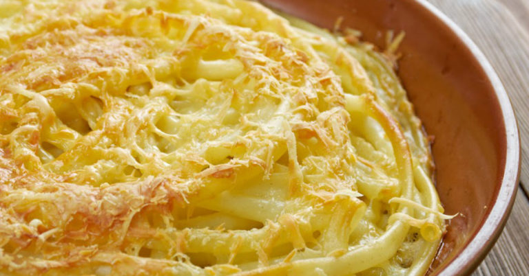 Baked Fettuccine Alfredo