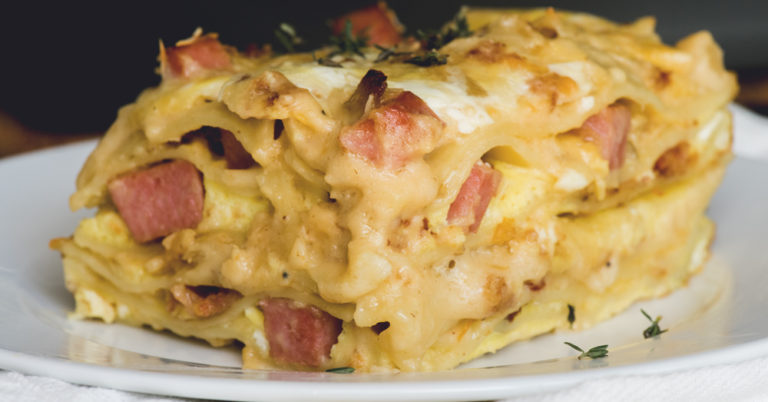 Overnight Breakfast Lasagna