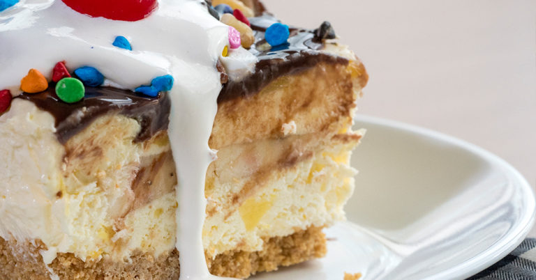 Banana Split Icebox Cake