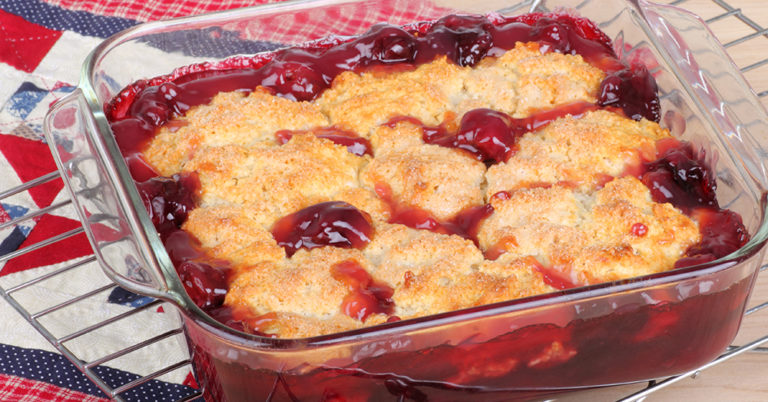 Classic Cherry Cobbler