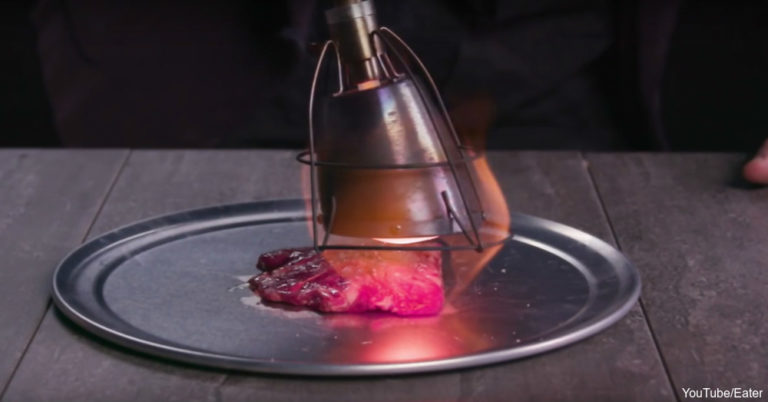 Flame On! Cook a Steak in Five Minutes With This Unusual Tool
