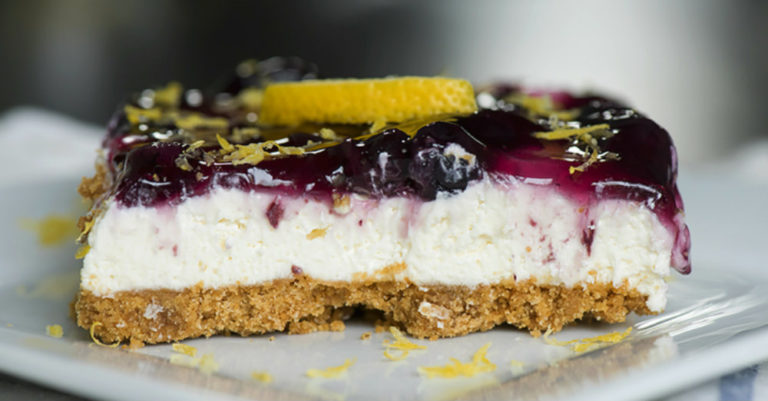 Lemon Blueberry Cheesecake Bars
